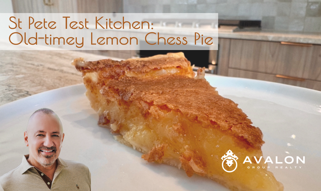 St Pete Test Kitchen: Old-timey Lemon Chess Pie