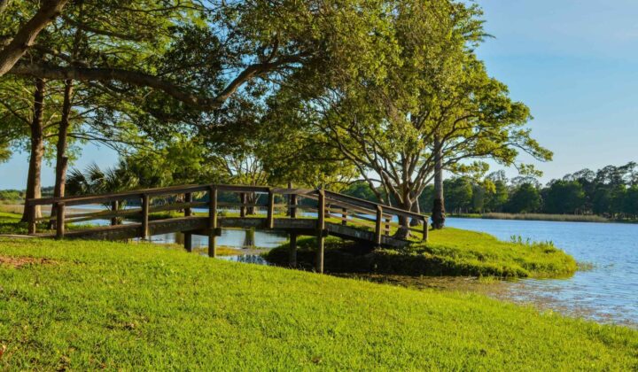Largo FL city hall and central park